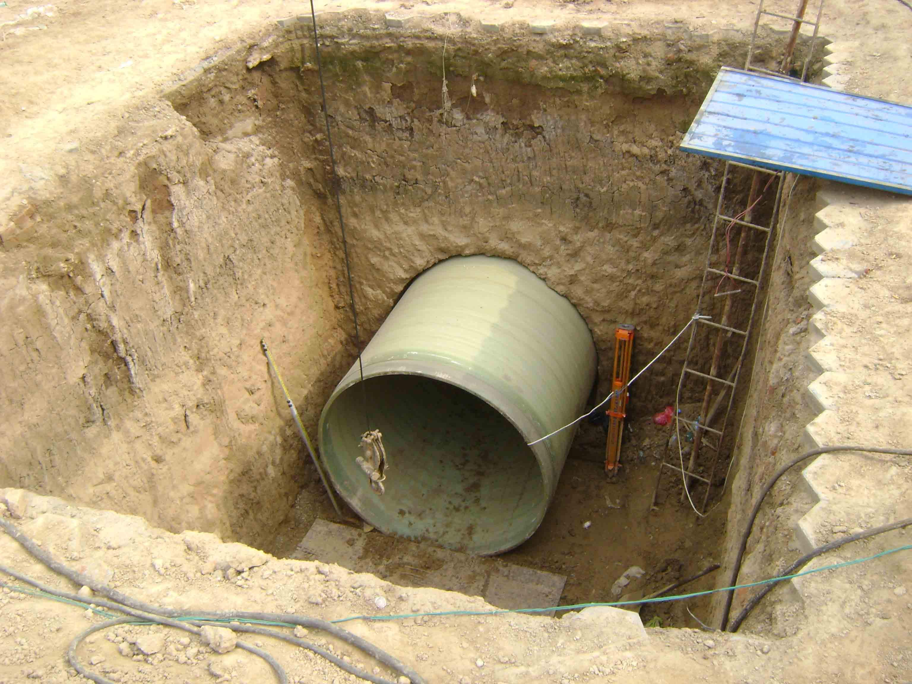 玻璃钢顶管安装