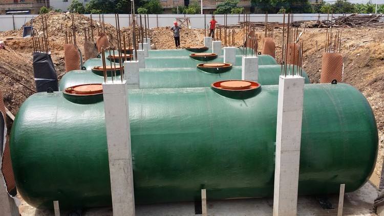 玻璃钢双层油罐