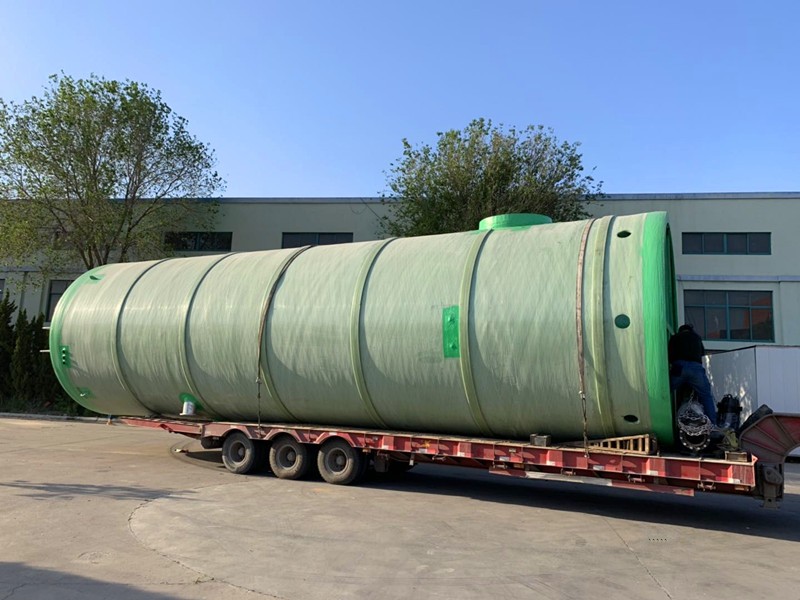 <strong><font color='000000'>一体化玻璃钢预制泵站，潜水泵站</font></strong>